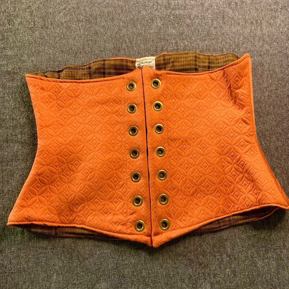 Pumpkin Orange Corset Damsel In This Dress